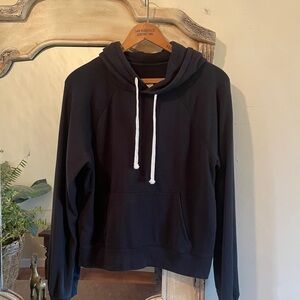 Everlane Black Relaxed Fit Hoodie